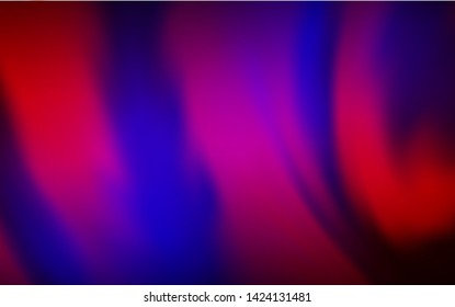 Dark Blue, Red vector modern elegant backdrop. Glitter abstract illustration with gradient design. New design for your business.