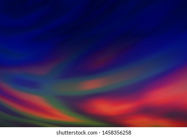 Dark Blue, Red vector modern elegant backdrop. Creative illustration in halftone style with gradient. Blurred design for your web site.