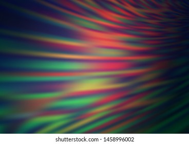 Dark Blue, Red vector modern elegant background. A completely new color illustration in a bokeh style. Brand new design for your business.