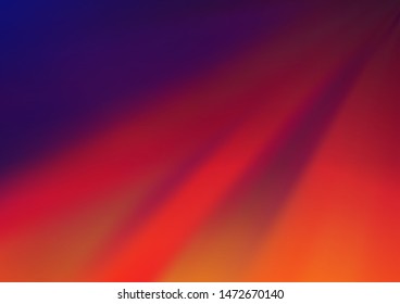 Dark Blue, Red vector modern bokeh pattern. Modern geometrical abstract illustration with gradient. The template can be used for your brand book.