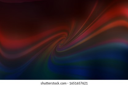 Dunkelblau, rote Vektorillustration, moderner, eleganter Hintergrund. Farbige abstrakte Illustration mit Farbverlauf. Hintergrund für ein Handy.