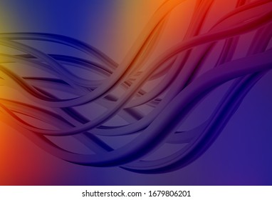 Diseño moderno y elegante, de color azul oscuro, vector rojo. Ilustración colorida en estilo abstracto con degradado. Nuevo diseño de estilo para su libro de marca.