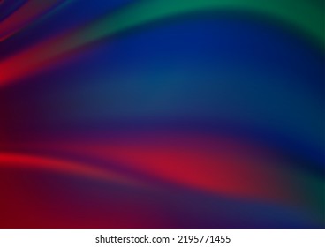 Dark Blue, Red vector modern bokeh pattern. Creative illustration in halftone style with gradient. The background for your creative designs.