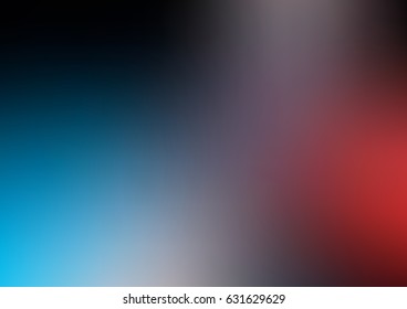 Dark Blue, Red vector modern elegant abstract background with gradient. Brand-new colored template in blurry style. 
