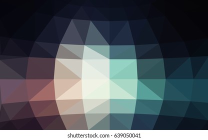 Dark Blue, Red vector modern geometrical abstract background. Texture, new background. Geometric background in Origami style with gradient. 