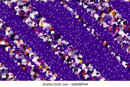 Dark Blue, Red vector modern geometrical background. Abstract template. Geometric pattern in square style with gradient.