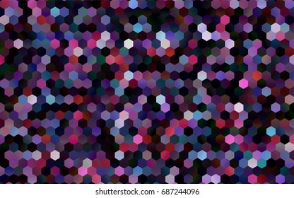 Dark Blue, Red vector modern geometrical abstract background. Texture, brand-new background. 