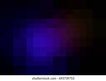 Dark Blue, Red vector modern geometrical abstract background. Texture template. Geometric pattern in Origami style with gradient. 