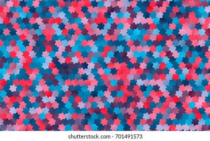 Dark Blue, Red vector modern geometrical abstract background. Texture, brand-new background. Geometric background in Origami style with gradient. 