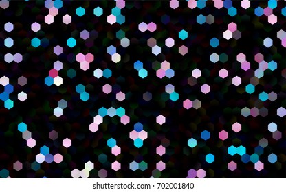 Dark Blue, Red vector modern geometrical abstract background. Texture, brand-new background. Geometric background in Origami style with gradient. 
