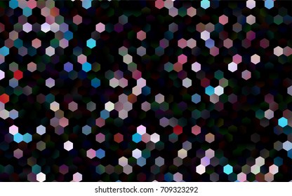 Dark Blue, Red vector modern geometrical abstract background. Texture, brand-new background. Geometric background in Origami style with gradient. 