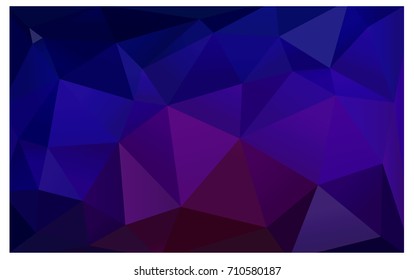 Dark Blue, Red vector modern geometrical abstract background. Texture, new background. Geometric background in Origami style with gradient. 