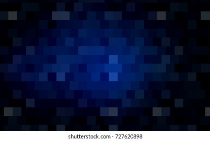 Dark Blue, Red vector modern geometrical background. Abstract template. Geometric pattern in square style with gradient.