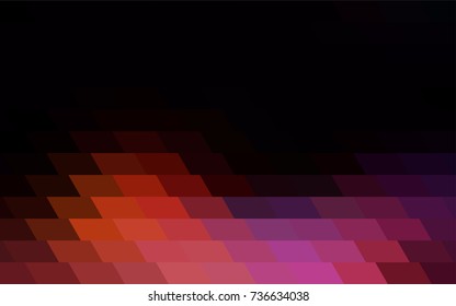 Dark Blue, Red vector modern geometrical background. Abstract template. Geometric pattern in square style with gradient.