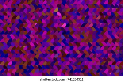 Dark Blue, Red vector modern geometrical circle abstract background. Dotted texture template. Geometric pattern in halftone style with gradient. 