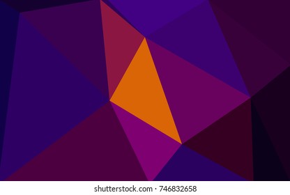 Dark Blue, Red vector modern geometrical abstract background. Texture, new background. Geometric background in Origami style with gradient. 