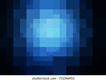 Dark Blue, Red vector modern geometrical abstract background. Texture template. Geometric pattern in Origami style with gradient. 