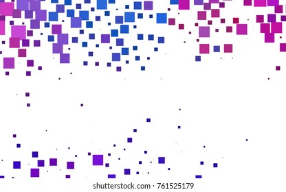 Dark Blue, Red vector modern geometrical background. Abstract template. Geometric pattern in square style with gradient.