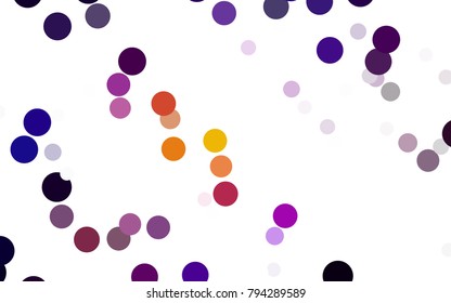 Dark Blue, Red vector modern geometrical circle abstract background. Dotted texture template. Geometric pattern in halftone style with gradient. 