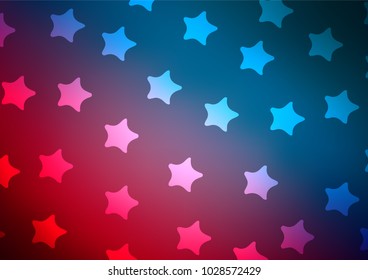 Dark Blue, Red vector natural elegant template. A completely new color illustration in doodle style. The template can be used as a background for cell phones.