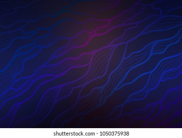 Dark Blue, Red vector natural elegant template. Brand-new colored illustration in blurry style with doodles. The pattern can be used for wallpapers and coloring books.
