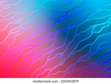 Dark Blue, Red vector natural abstract texture. Decorative shining illustration with doodles on abstract template. The pattern can be used for heads of websites and designs.
