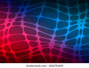 Dark Blue, Red vector natural elegant background. Brand-new colored illustration in blurry style with doodles. The pattern can be used for coloring books and pages for kids.