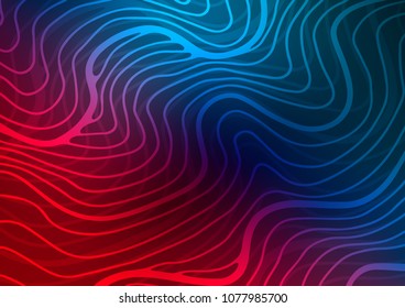 Dark Blue, Red vector natural abstract texture. Brand-new colored illustration in blurry style with doodles. A completely new design for your business.