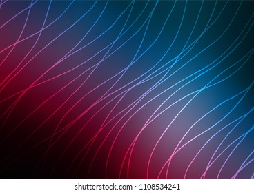 Dark Blue, Red vector natural abstract template. Geometric doodle illustration in Origami style with gradient. The completely new template can be used for your brand book.