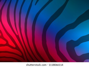 Dark Blue, Red vector natural elegant texture. An elegant bright illustration with lines in Natural style. The pattern can be used for wallpapers and coloring books.