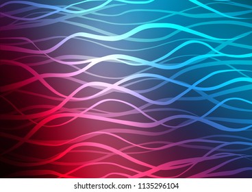Dark Blue, Red vector natural elegant pattern. Sketchy hand drawn doodles on blurred background. The doodle design can be used for your web site.