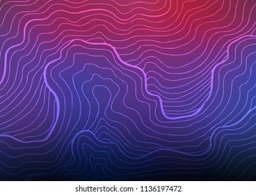 Dark Blue, Red vector natural abstract background. Blurred decorative design in Indian style with Zen tangles. A completely new design for your business.