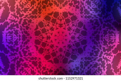 Dark Blue, Red vector natural abstract background. Childish elegant natural pattern with gradient. The textured pattern can be used for website.