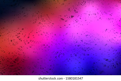 Dark Blue, Red vector natural elegant artwork. A completely new color illustration in doodle style with roses. Hand painted design for web, wrapping, wallpaper.