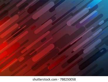 Dark Blue, Red vector natural elegant background. Blurred decorative design in Indian style with Zen tangles. Hand painted design for web, wrapping, wallpaper.