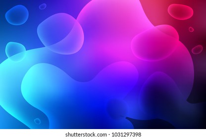 Dark Blue, Red vector pattern with bent lines. A completely new color illustration in memphis style. The elegant pattern for brand book.
