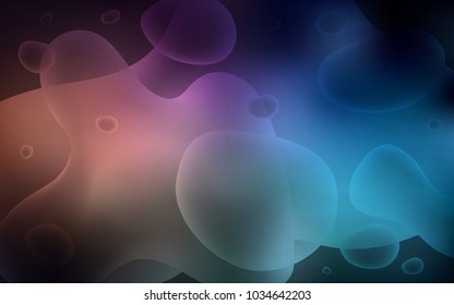 Dark Blue, Red vector pattern with bent ribbons. Creative geometric illustration in memphis style with gradient. A new texture for your  ad, booklets, leaflets.