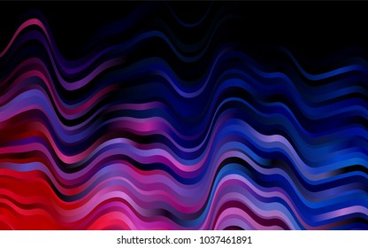 Dark Blue, Red vector pattern with lava shapes. An elegant bright illustration with gradient. Marble style for your business design.