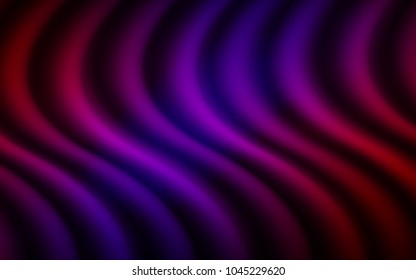 Dark Blue, Red vector pattern with lamp shapes. Blurred geometric sample with gradient bubbles.  Marble design for your web site.