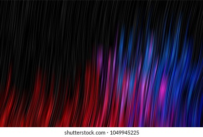 Dark Blue, Red vector pattern with lamp shapes. Modern gradient abstract illustration with bandy lines. The elegant pattern for brand book.
