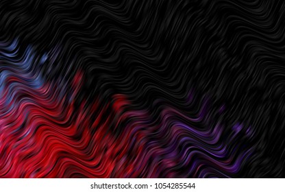 Dark Blue, Red vector pattern with bubble shapes. An elegant bright illustration with gradient. The best blurred design for your business.
