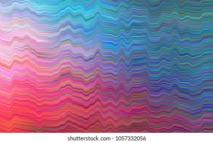 Dark Blue, Red vector pattern with liquid shapes. Creative illustration in halftone marble style with gradient. A completely new template for your business design.