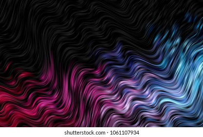 Dark Blue, Red vector pattern with bubble shapes. An elegant bright illustration with gradient. The best blurred design for your business.