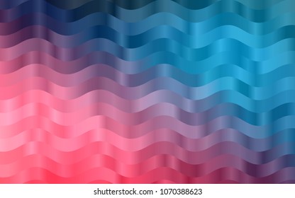 Dark Blue, Red vector pattern with liquid shapes. An elegant bright illustration with gradient. New composition for your brand book.