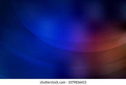 Dark Blue, Red vector pattern with lamp shapes. A completely new color illustration in marble style. New composition for your brand book.