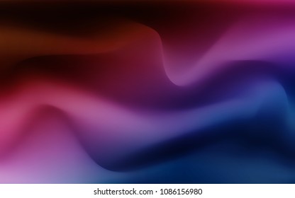 Dark Blue, Red vector pattern with liquid shapes. Colorful abstract illustration with gradient lines. A completely new memphis design for your business.