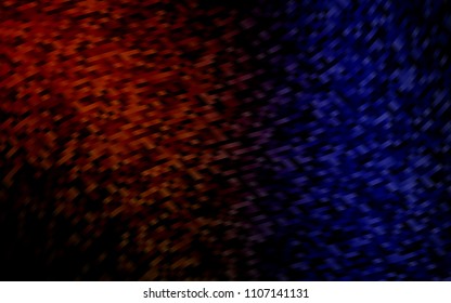Dark Blue, Red vector pattern with bent lines. Shining crooked illustration in marble style. Textured wave pattern for backgrounds.