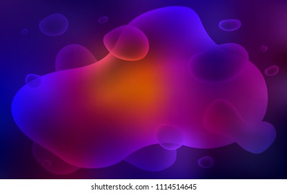 Dark Blue, Red vector pattern with bent ribbons. A completely new color illustration in memphis style. A completely new memphis design for your business.