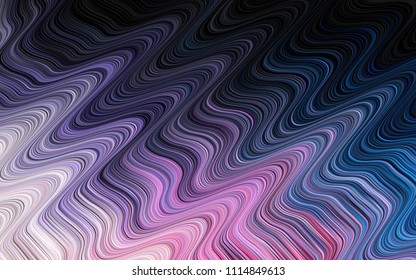 Dark Blue, Red vector pattern with bubble shapes. Creative geometric illustration in marble style with gradient. Pattern for your business design.