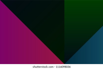 Dark Blue, Red vector pattern with spectrum of colors. Abstract palette with samples of rainbow colors. Set of colors for clever designers.